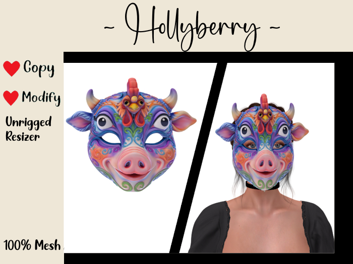 HB: Farm Animal Mask