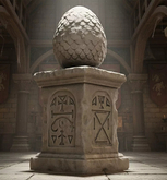 Dragon Egg Pedestal PBR - Highly Detailed (Li)