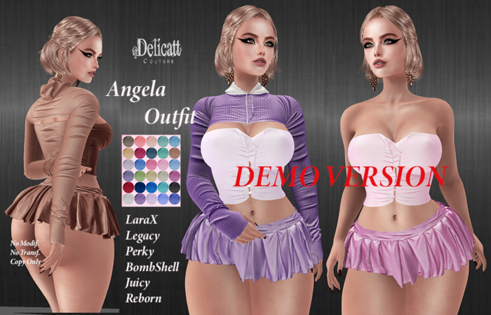 Delicatt Couture - Angela Outfit - Demo