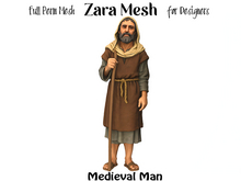 ZM PBR Medieval Man Character FULL PERM MESH