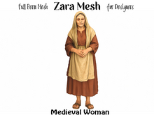 ZM PBR Medieval Woman Character FULL PERM MESH