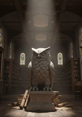 Owl Sentinel Statue PBR - Highly Detailed (Li)