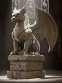 Stone Guardian Gargoyle PBR - Highly Detailed (Li)