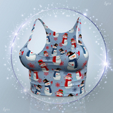 PEACH Tank Top Christmas Snowman