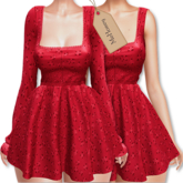 MeHoney - Lin dress - Berry - Lara X, Legacy, Perky, E.Reborn, Waifu, NHUMANA, Kupra