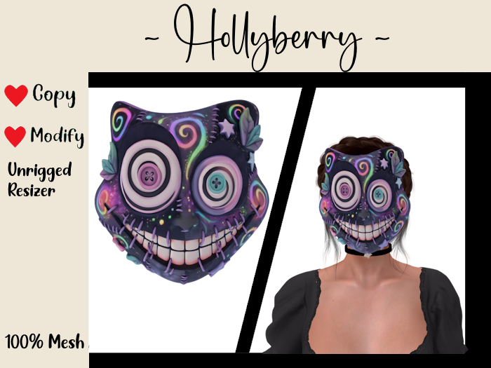 HB: Fun Cat Cartoon Mask