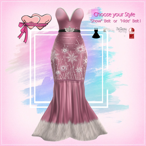 .Princess Stuff. [Evening Dress] Festive Rose