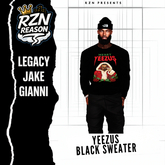 [RZNXGLAM] ~ YEZZUS ~ BLACK ~ 2025 UGLY XMAS SWEATER UNPACKER
