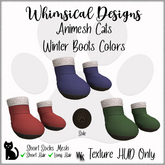 WD Cat Winter Boots Colors