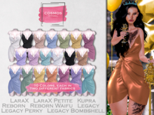 [COSMOS] Naomi Wrap Dress / 20 Colors Fatpack Demo