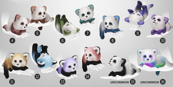 SEmotion Libellune Baby Panda Holdable COMMON 10