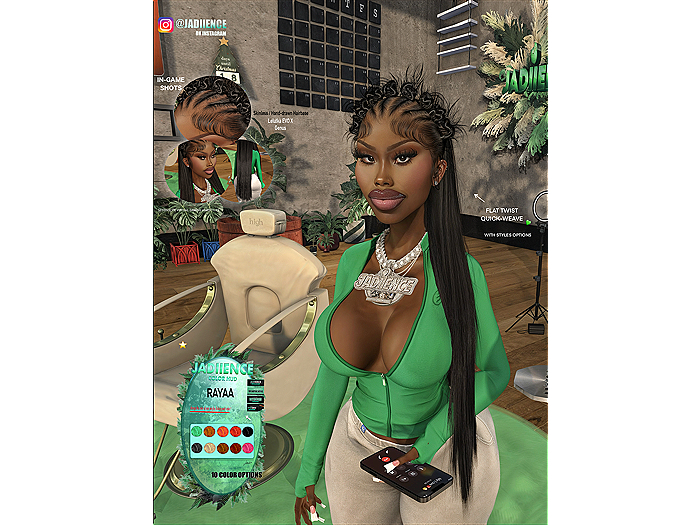 JAII$ - Rayaa Hairstyle . Unpacker !