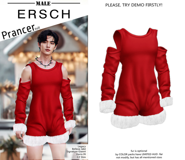 ERSCH - Prancer Suit -red-