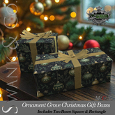 Swank & Co. Ornament Grove Christmas Gift Boxes