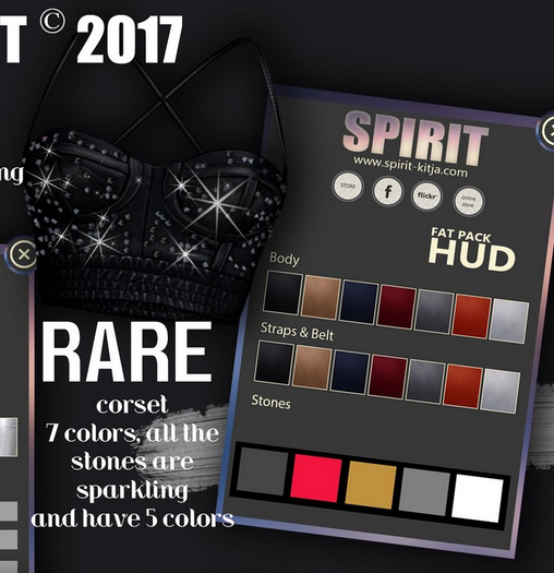 SPIRIT - Jemma corset (Maitreya) RARE