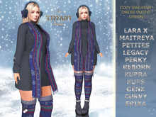 ::TD:: Cozy Sweater Dress Outfit - Grey