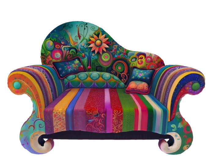 Child Size Whimsical Sofa FULL PERM