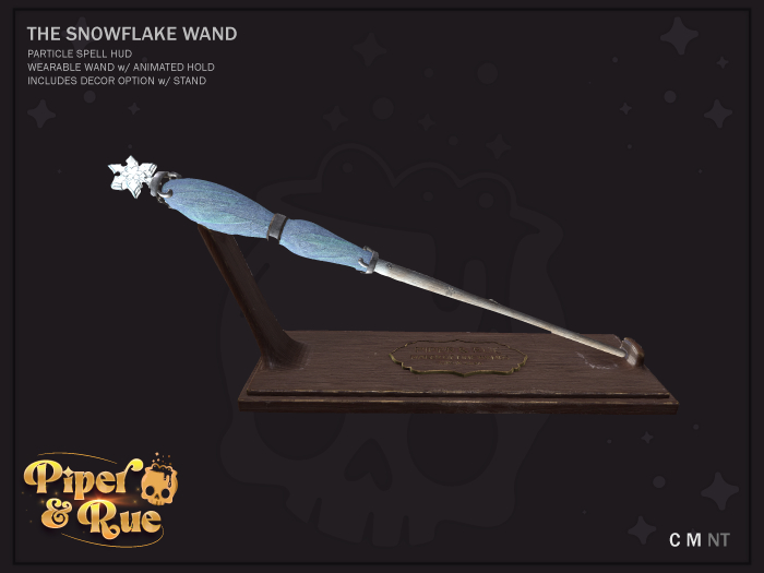 PIPER&RUE. The Snowflake Wand