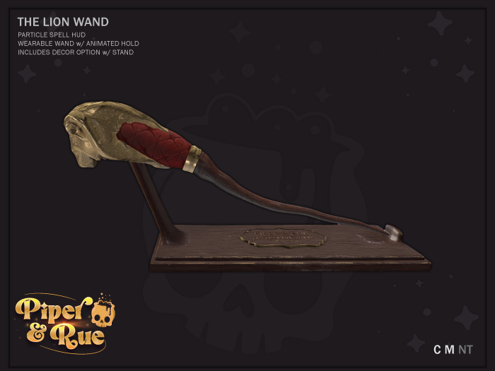 PIPER&RUE. The Lion Wand