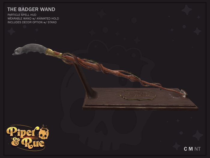 PIPER&RUE. The Badger Wand