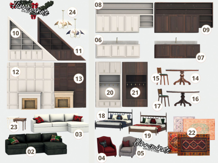 22 KraftWork Christmas in Brooklyn Rectangular Rugs