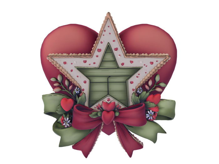 HB: Valentine Harmony Star Decor FuLL PERM