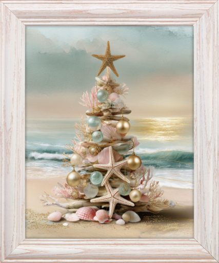 Tams - Wall Decor - Seashell Christmas Tree