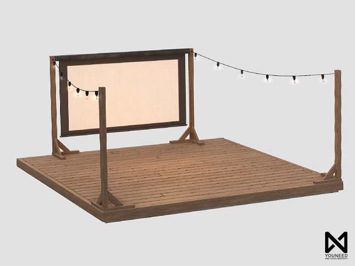 Youneed - Outdoor cinema deck
