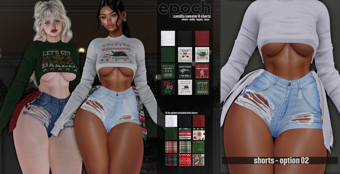 epoch / camilla / shorts / option 02
