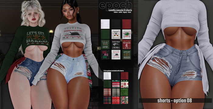 epoch / camilla / shorts / option 08