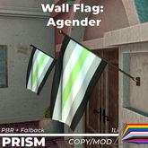 (Peacock) Agender Pride Flag