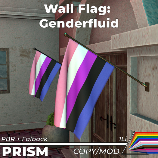 (Peacock) Genderfluid Pride Flag