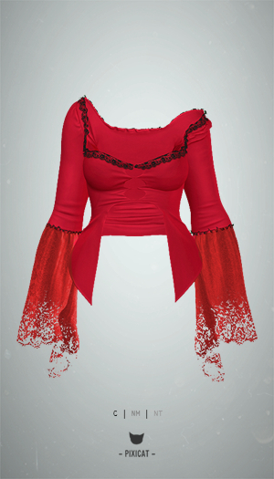 -Pixicat- Noctra Top (Red)
