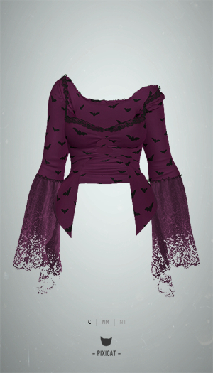 -Pixicat- Noctra Top (Bats)