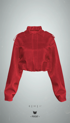 -Pixicat- Sasha Jacket (Red)