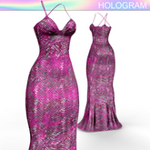 Pink Sequin Hologram Gown Reborn