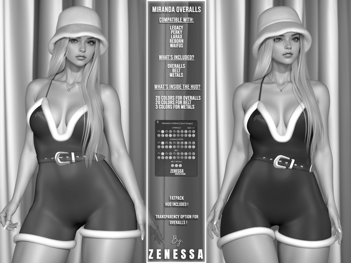 [ZENESSA] Miranda Overalls *DEMO* 