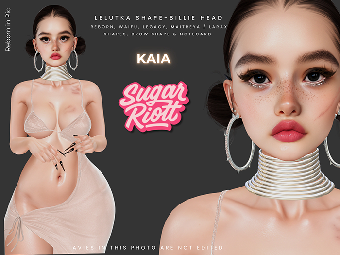 *Sugar Riott* Kaia Shape-Lelutka Billie Head