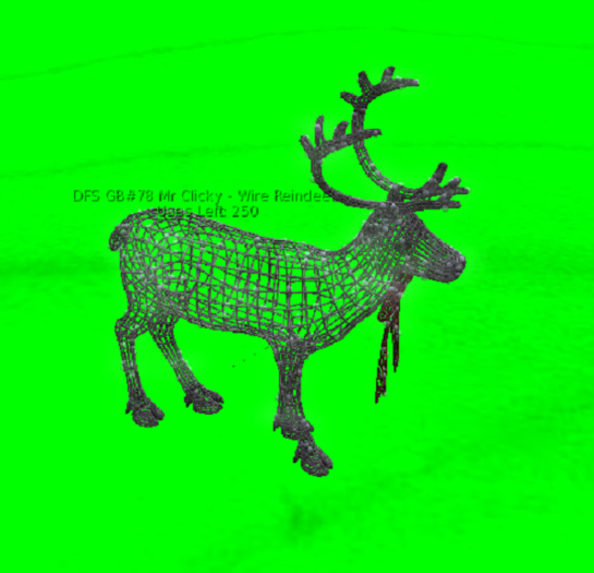 DFS GB#78 Mr Clicky - Wire Reindeer UL: 250