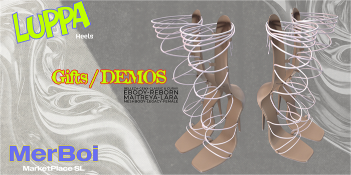 MerBoi  Luppa Heels - Gifts/DEMOS