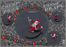 SANTA CLAUS POLE DANCING TIPJAR