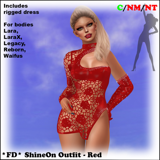 *FD* ShineOn Outfit [Boxed] Red