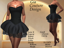 "GCD" Taylor Lace Dress Black