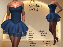 "GCD" Taylor Lace Dress Lapis
