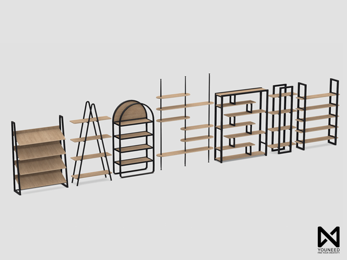 Youneed - Loft shelf set