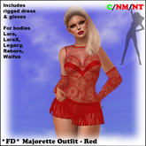 *FD* Majorette Outfit [Boxed] Red