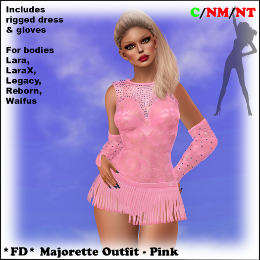 *FD* Majorette Outfit [Boxed] Pink