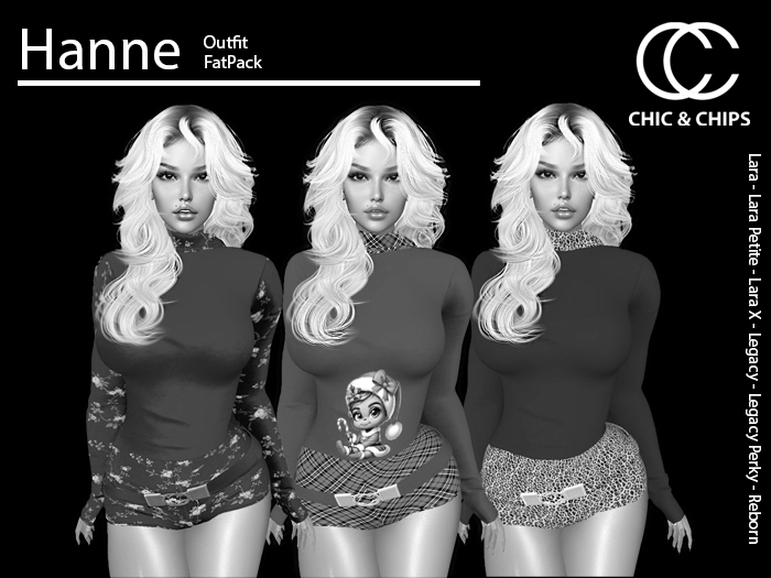 *C&C* Hanne Bodysuite FatPack [DEMO]