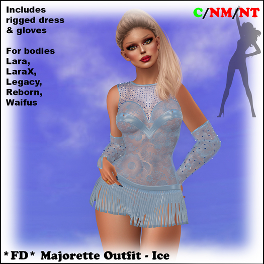 *FD* Majorette Outfit [Boxed] Ice