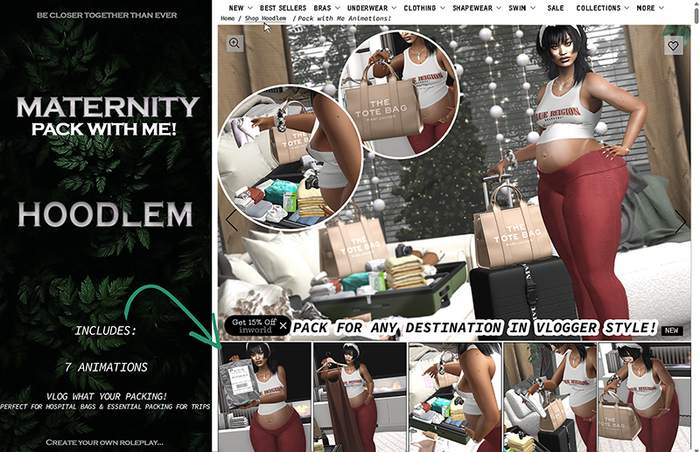 Hoodlem - Maternity Animation " Pack With Me ! "